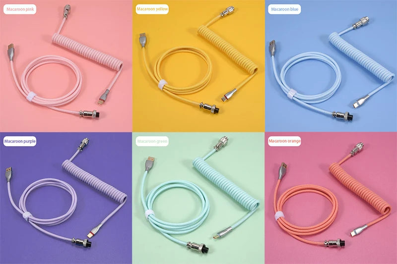 Keyboard Cable RGB Dazzling Glowing Mechanical Keyboard