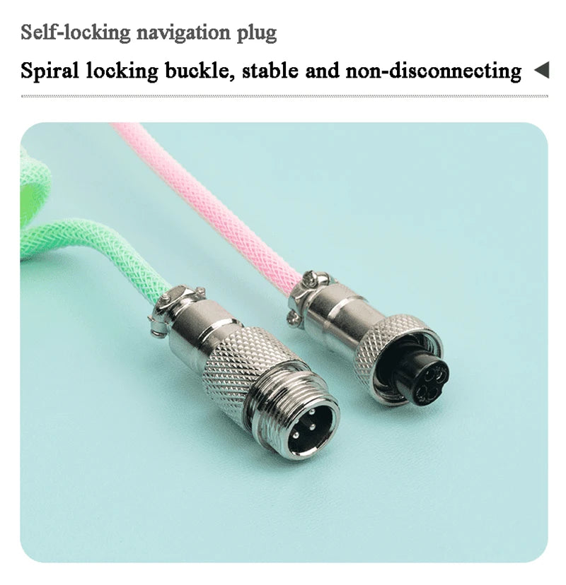 Keyboard Cable RGB Dazzling Glowing Mechanical Keyboard