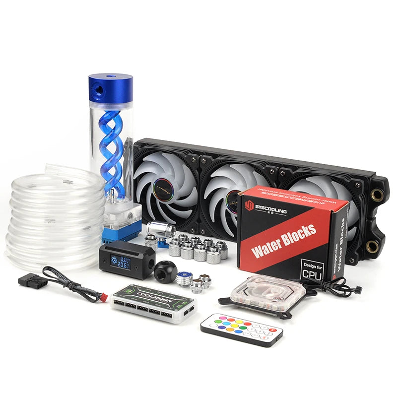 DIY PC Water Cooling Kit – Complete Fan & Heat Sink System