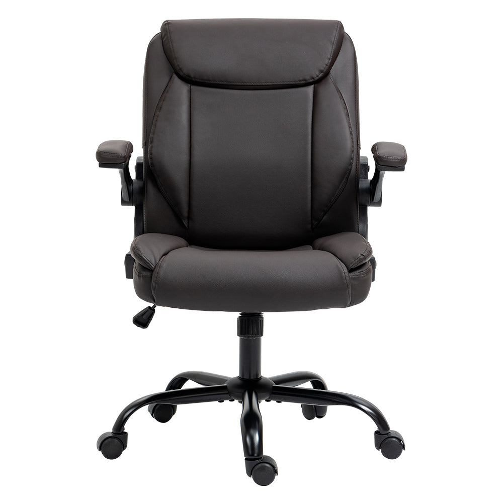 Artiss Gaming Chair Gaming Computer Executive Chairs Leather Tilt Swivel Brown