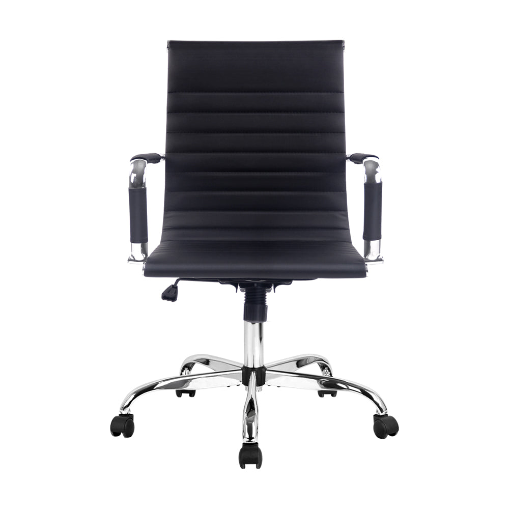 Artiss Gaming Gaming Chair Computer Desk Chairs Home Work Study Black Mid Back