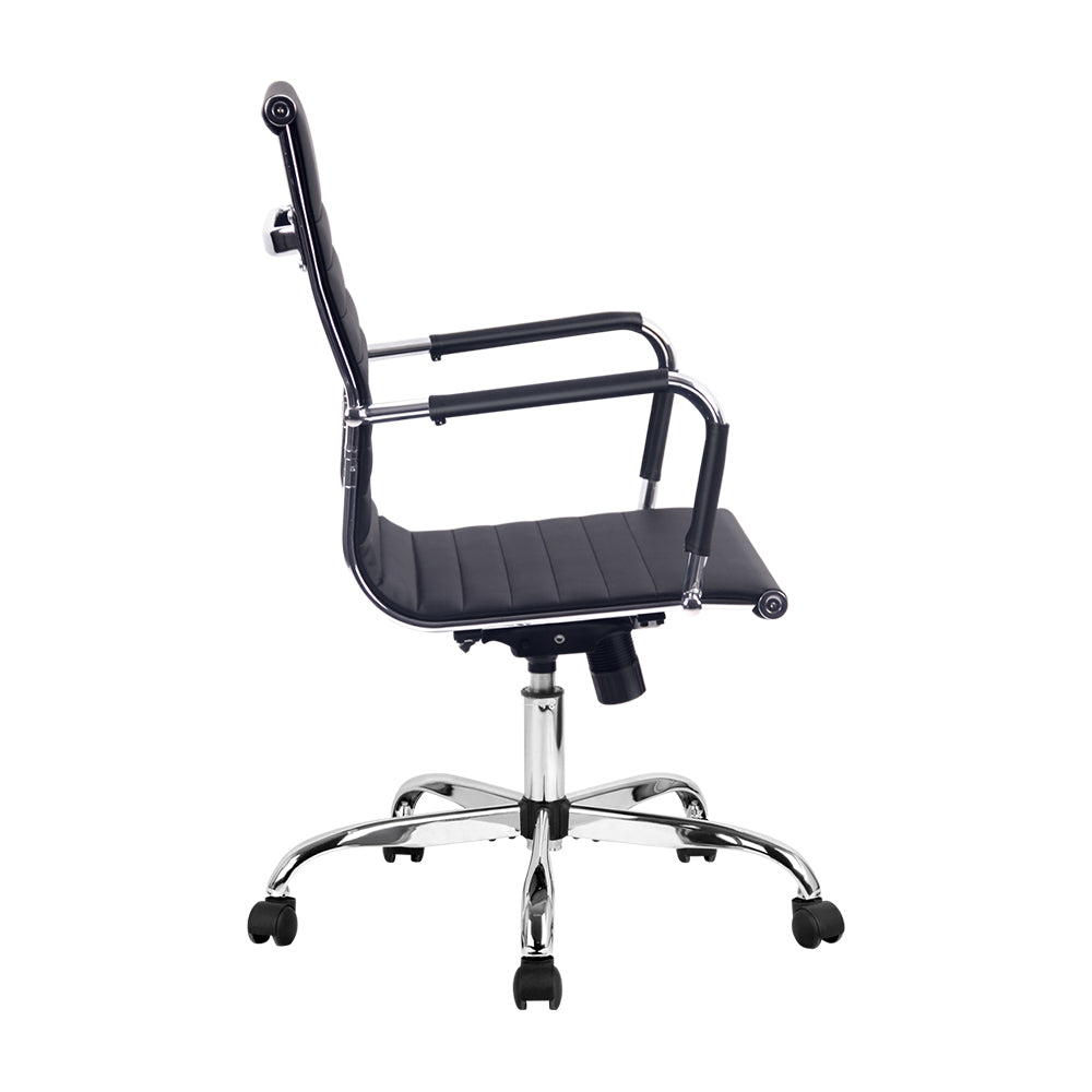 Artiss Gaming Gaming Chair Computer Desk Chairs Home Work Study Black Mid Back