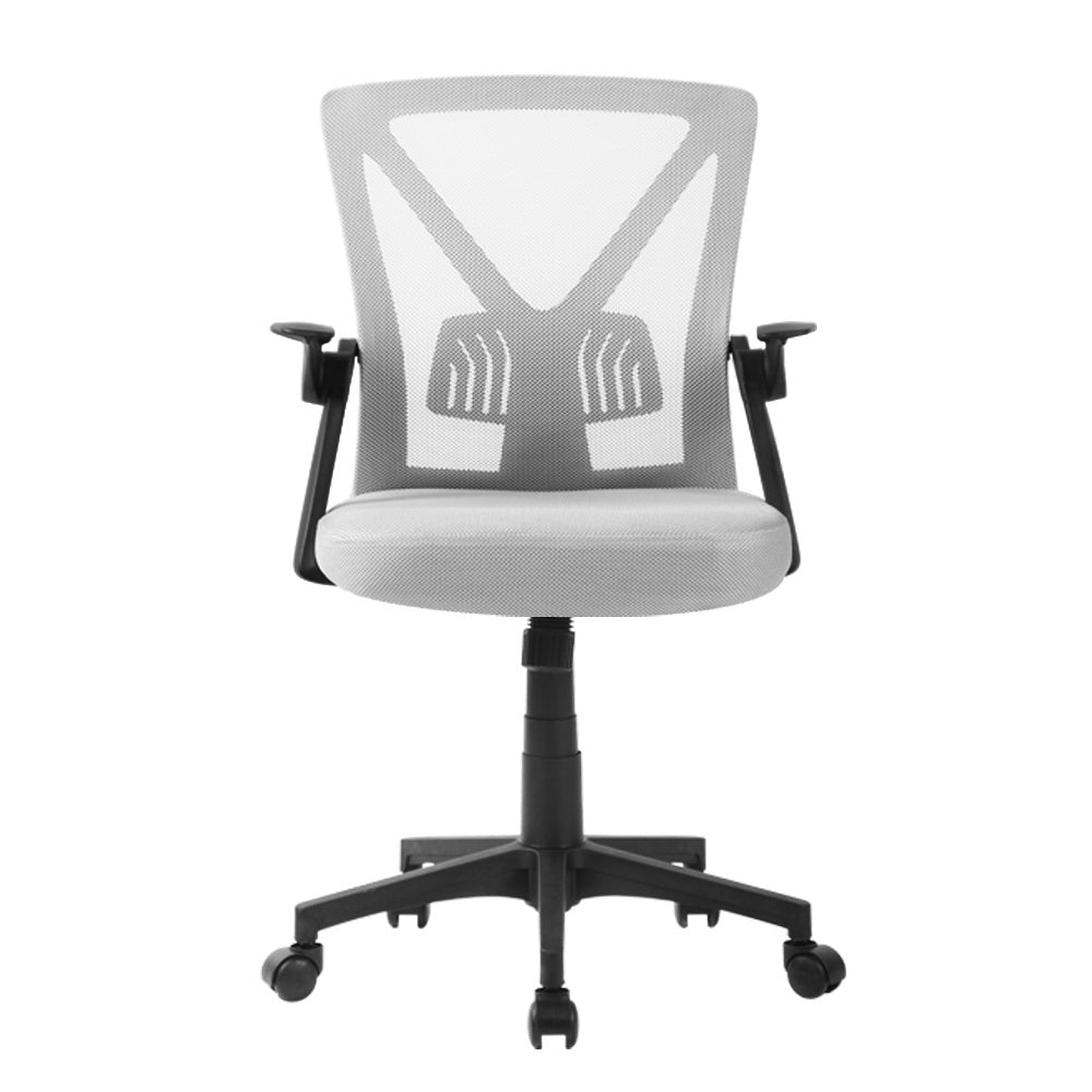 Artiss Gaming Chair Gaming Executive Computer Chairs Study Mesh Seat Tilt Grey