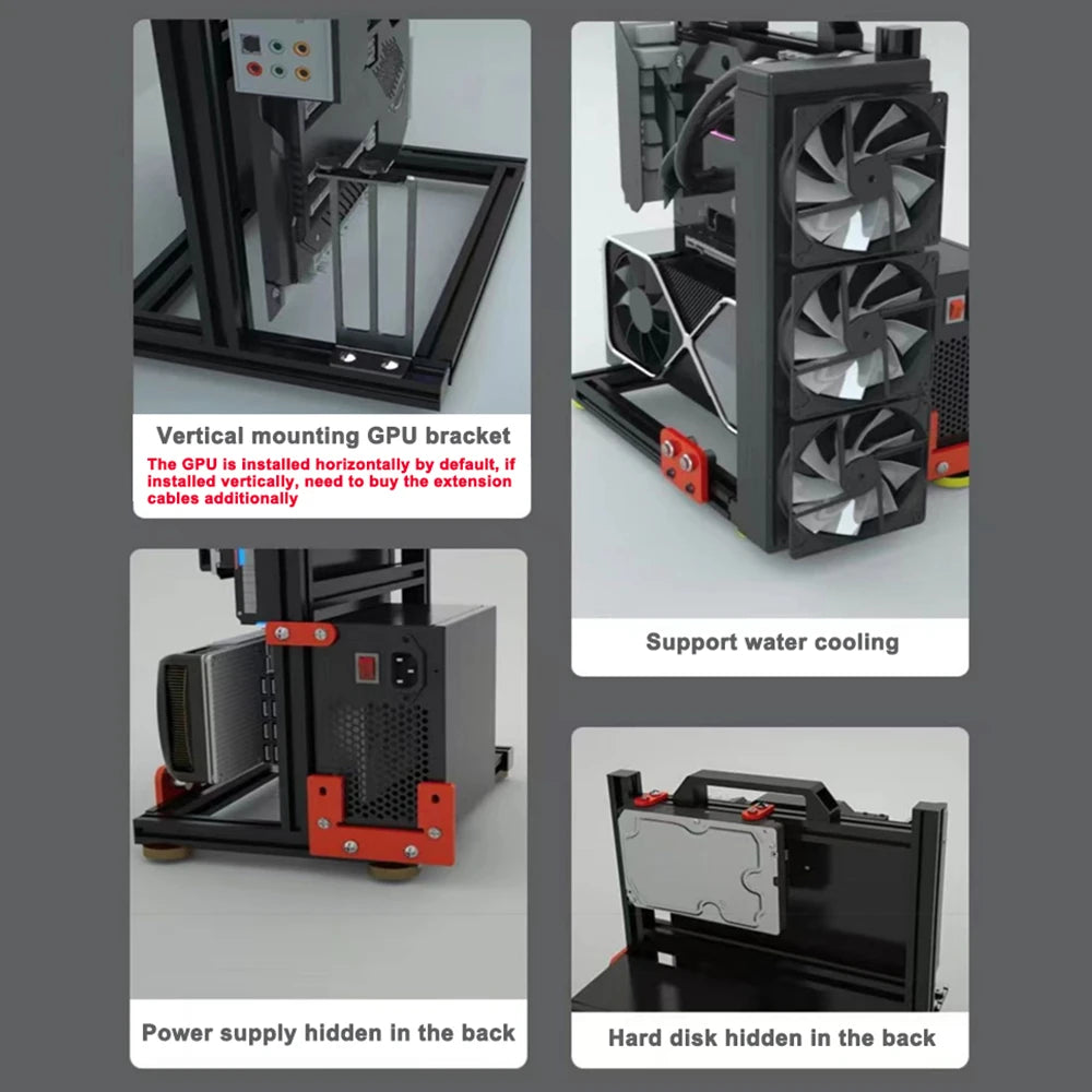 ITX MATX ATX Desktop PC Case (Open)