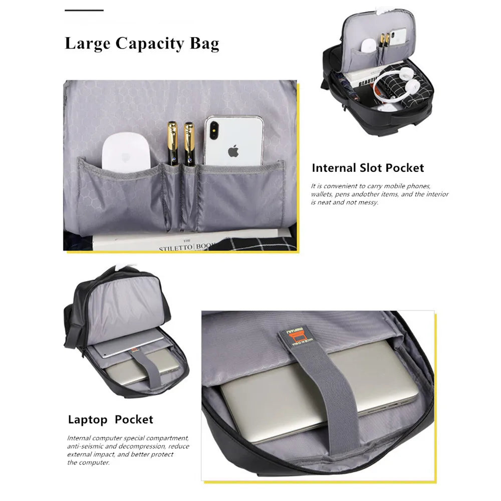 Backpack USB Charging High Quality Waterproof Laptop Backpack (15 Inch)