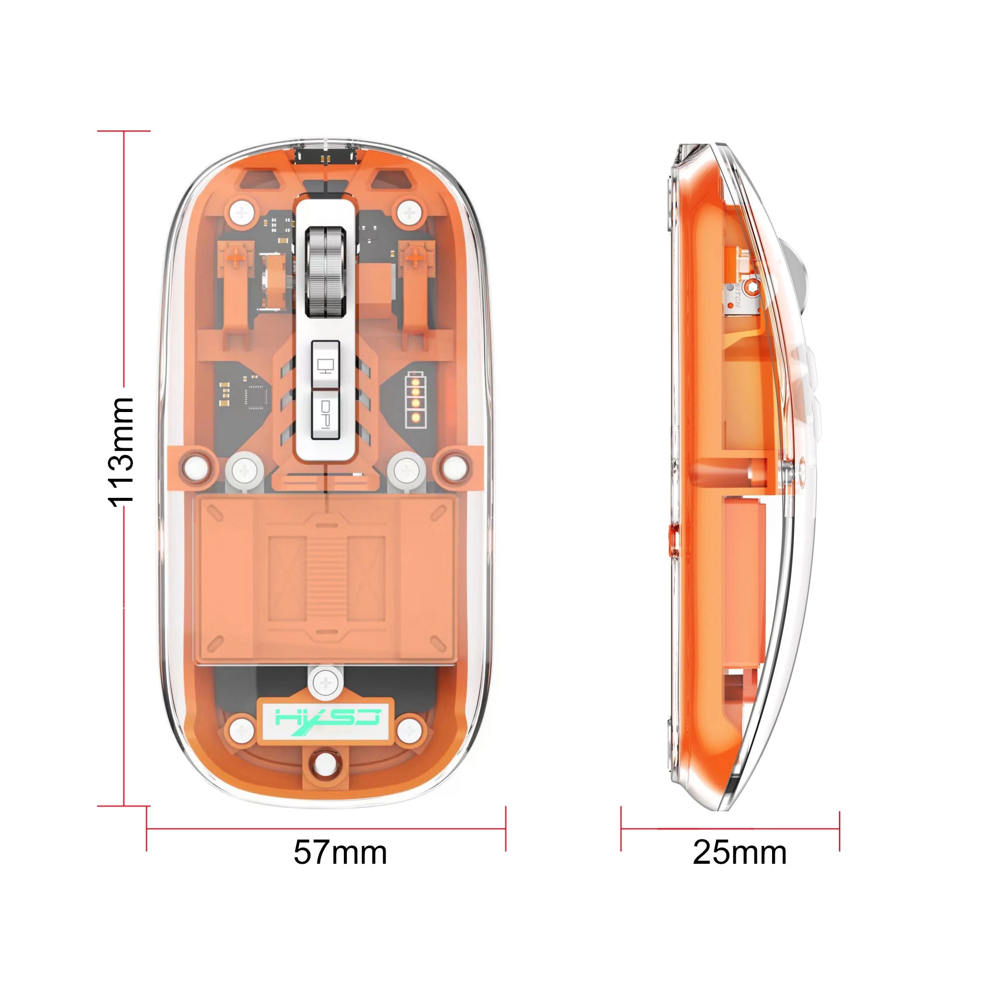 Transparent Wireless Mouse
