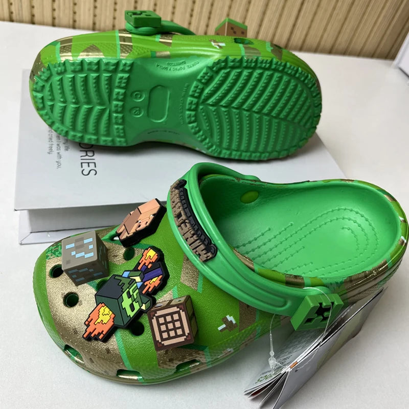 Kids Comfy Minecraft Crocs
