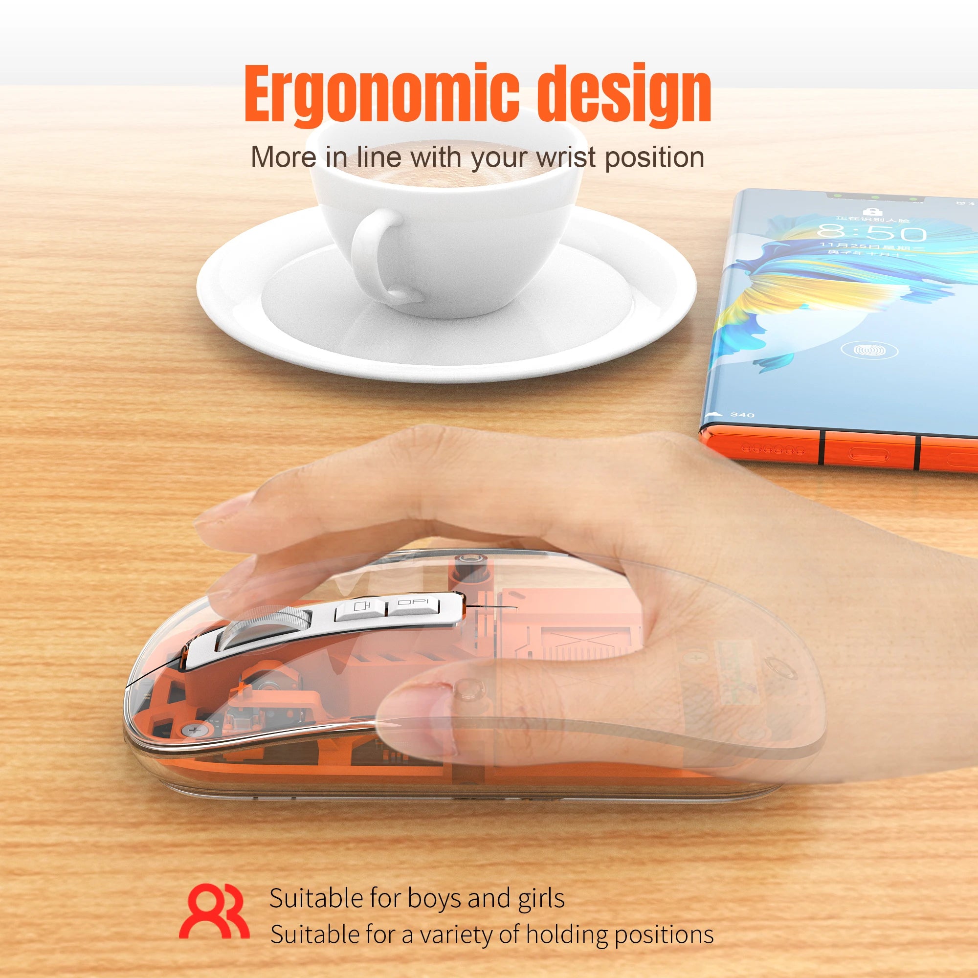Transparent Wireless Mouse