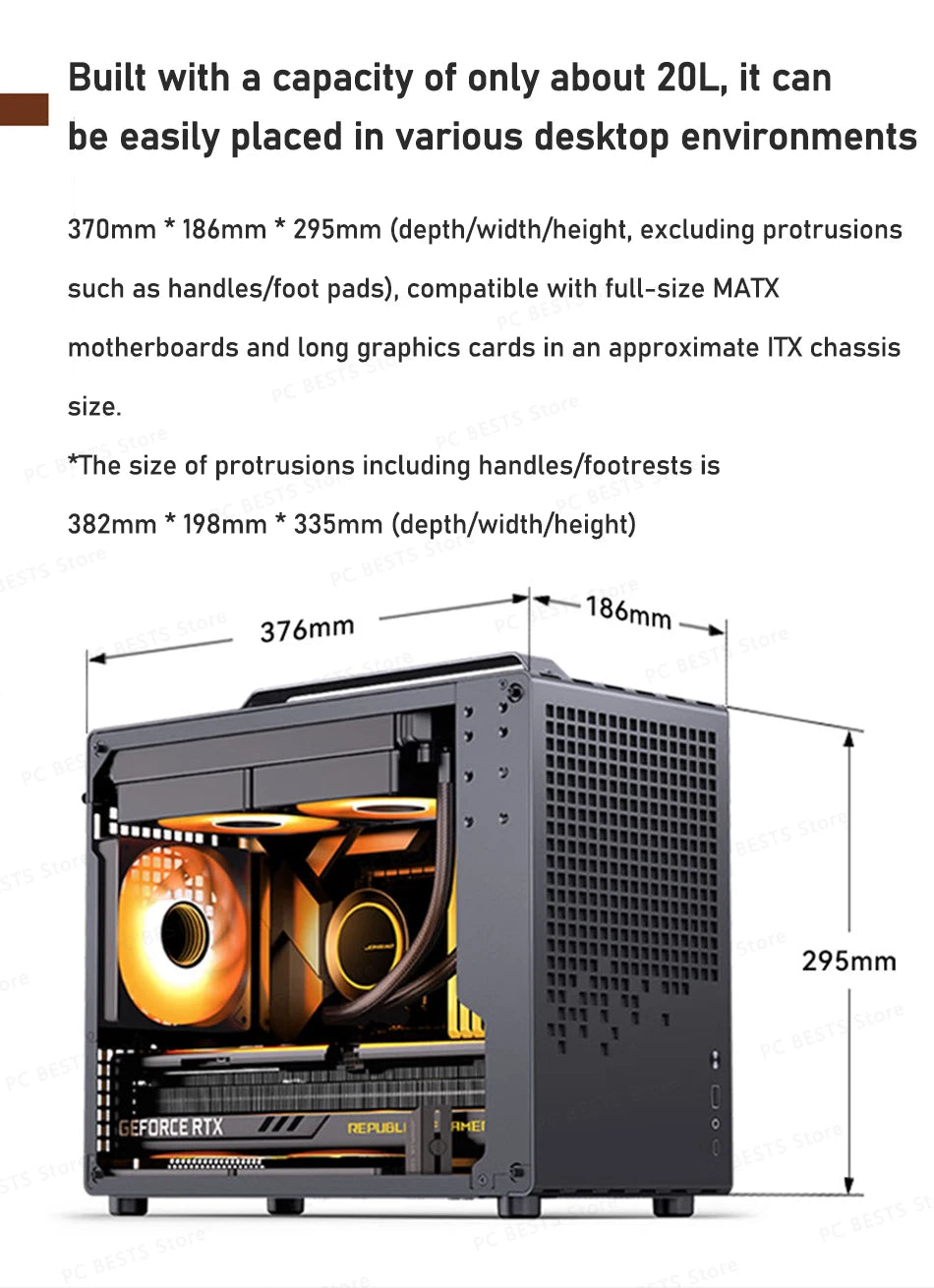 Z20 Portable MicroATX/ITX PC Case – Compact and Versatile Design