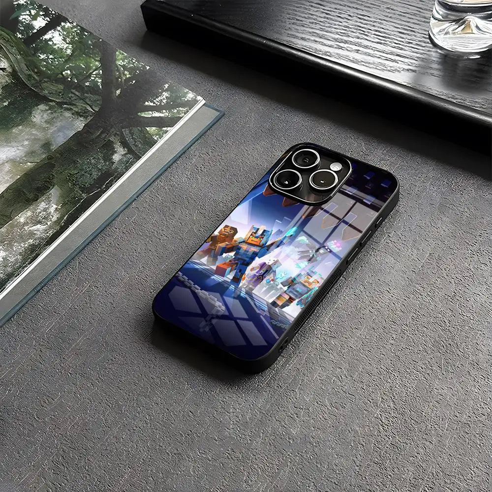 Minecraft iPhone 15 & 16 Case Wireless Charging Cover