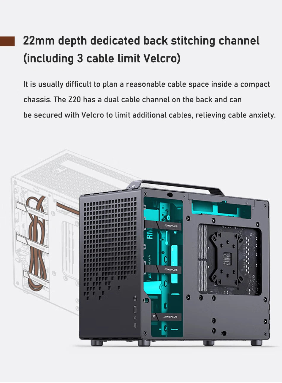 Z20 Portable MicroATX/ITX PC Case – Compact and Versatile Design