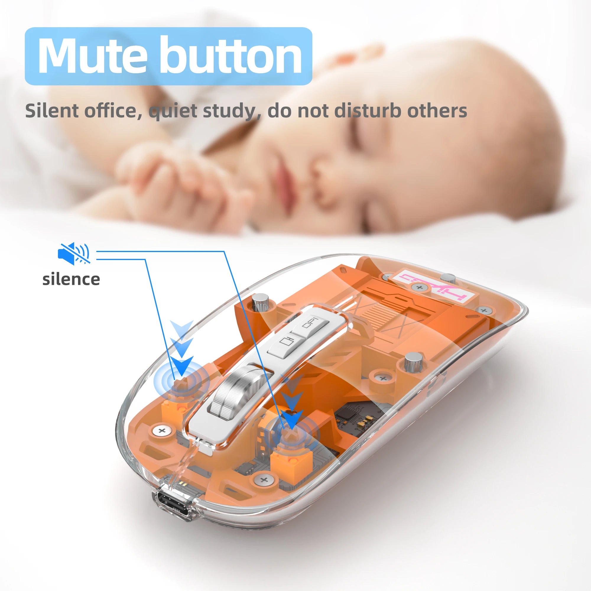 Transparent Wireless Mouse