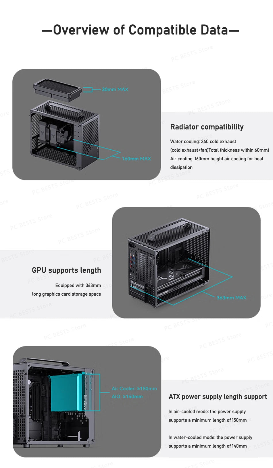 Z20 Portable MicroATX/ITX PC Case – Compact and Versatile Design