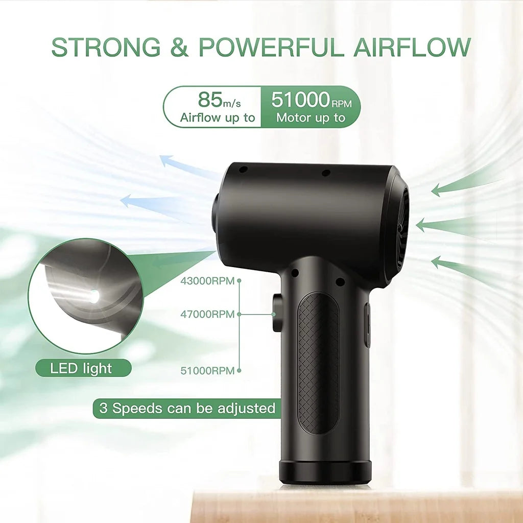 Cyber X - Cordless Air Duster For PC Cleaning (51000RPM)