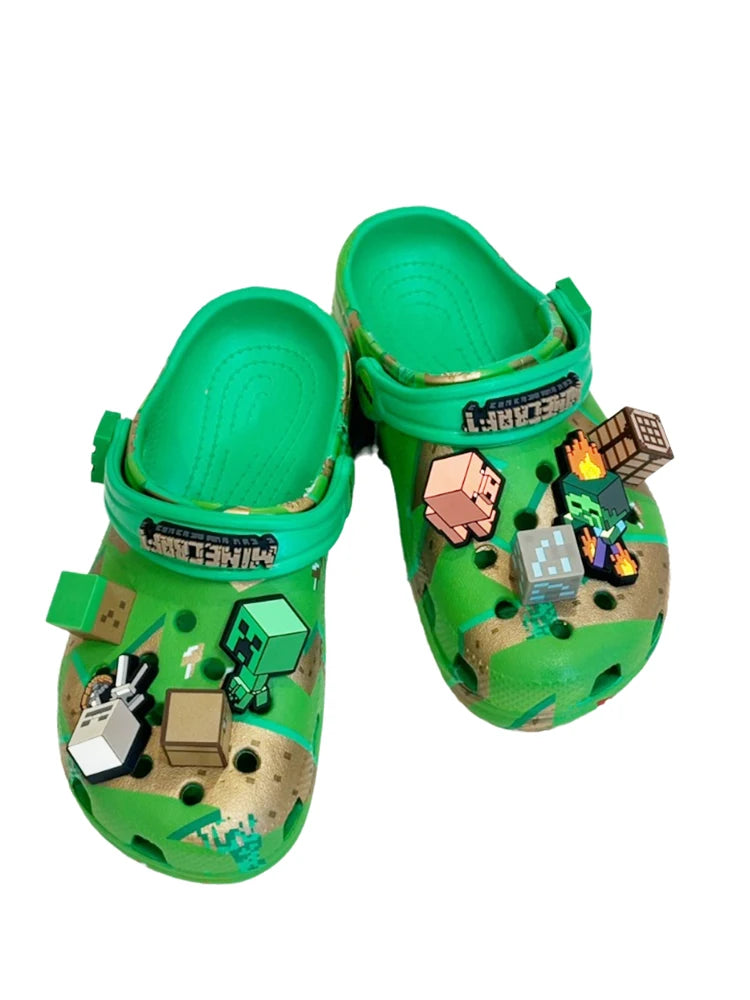 Kids Comfy Minecraft Crocs