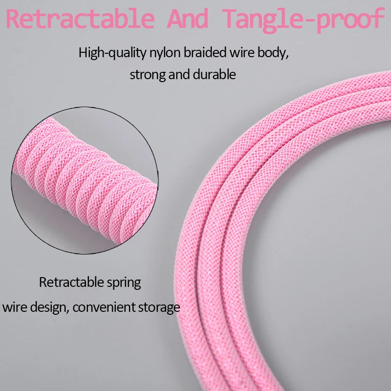 Keyboard Cable RGB Dazzling Glowing Mechanical Keyboard