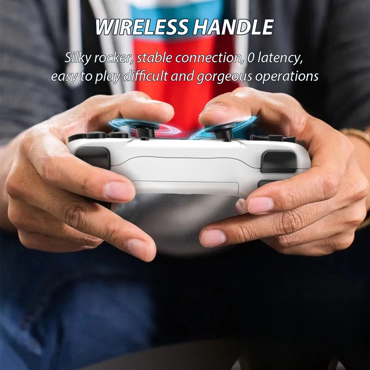 2025 Upgrades Retro Game Console Stick, Nostalgia Gaming Stick, Upgraded Dual 2.4G Wireless Controllers, Plug & Play TV Video Ga