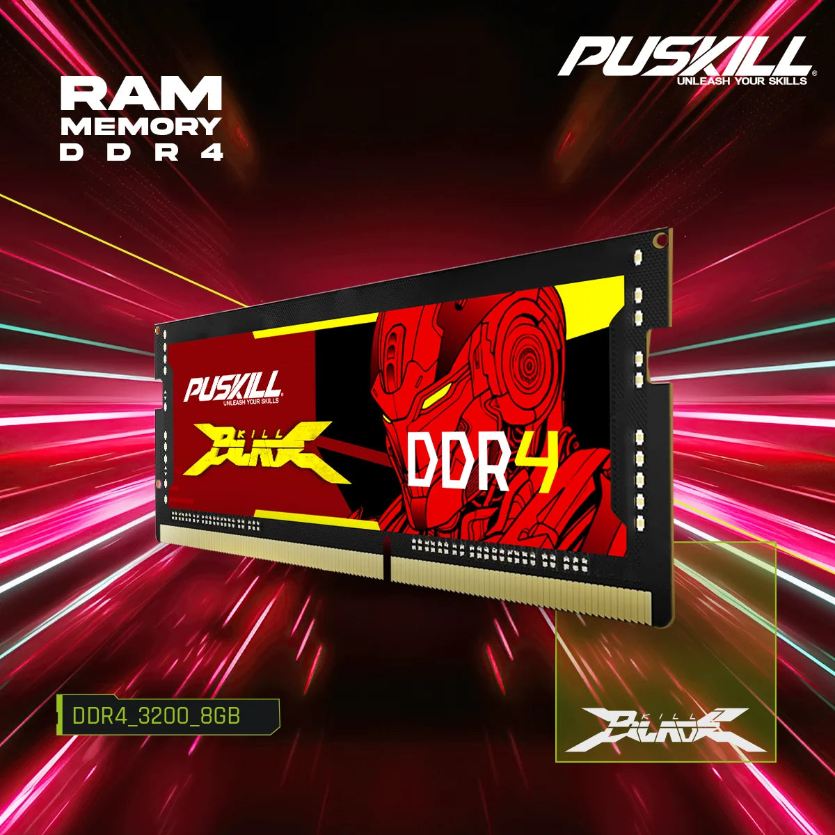PUSKILL Memory RAM – DDR4/DDR3L
