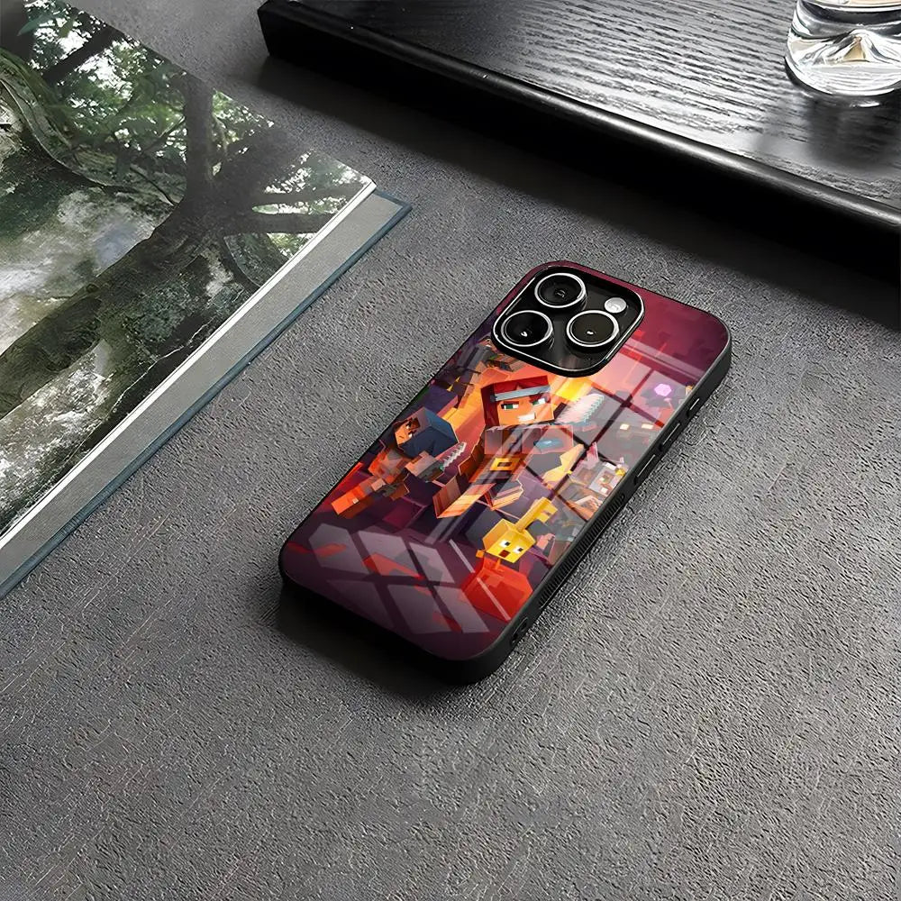Minecraft iPhone 15 & 16 Case Wireless Charging Cover