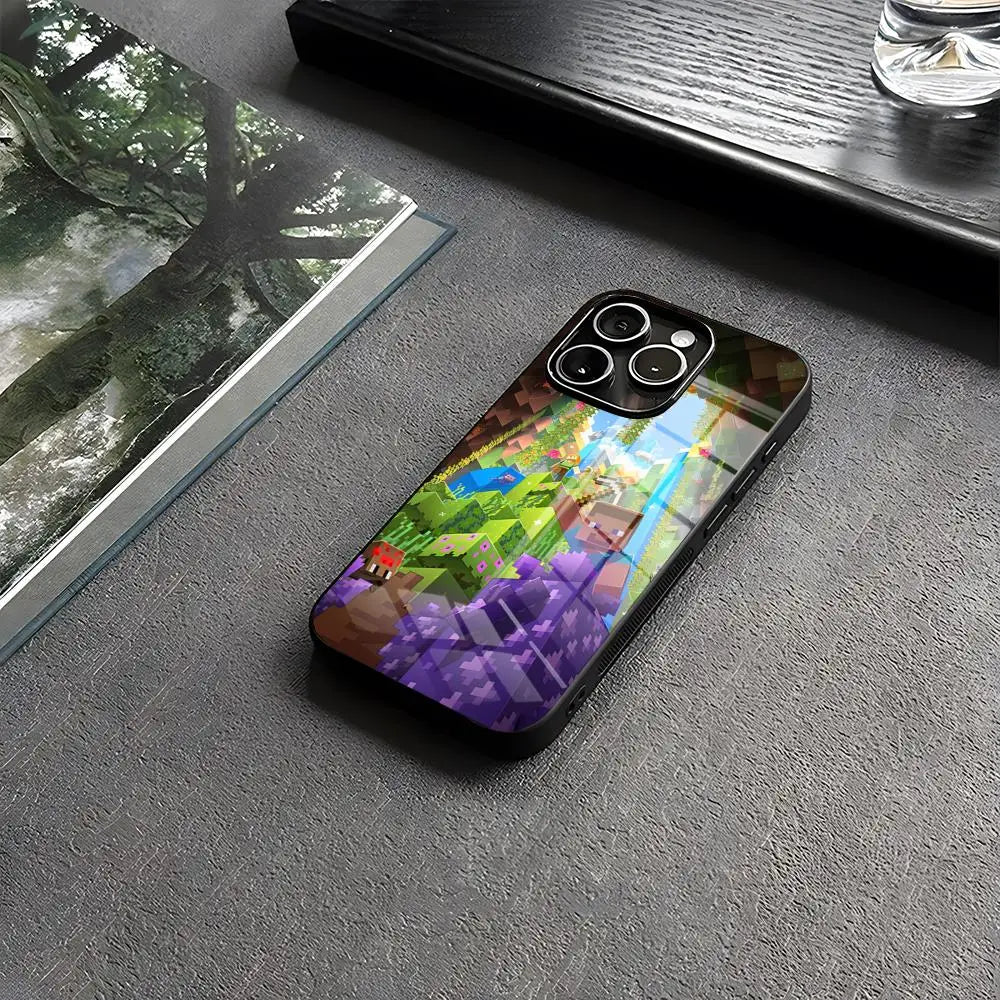 Minecraft iPhone 15 & 16 Case Wireless Charging Cover