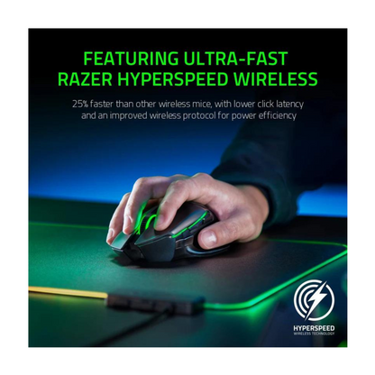 Razer Basilisk Ultimate Hyperspeed Wireless Gaming Mouse + Charging Dock
