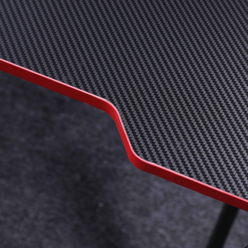 Gaming Desk - K-Shaped Legs Black 140cm