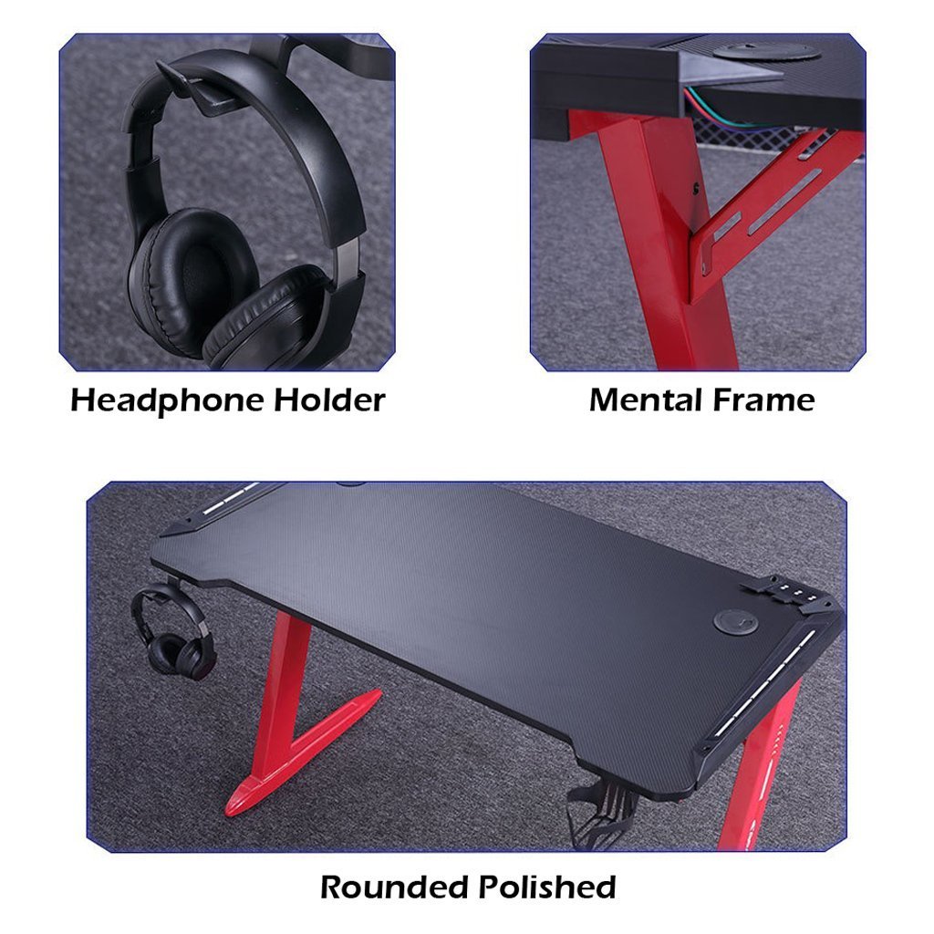 120cm RGB Gaming Desk - Pink