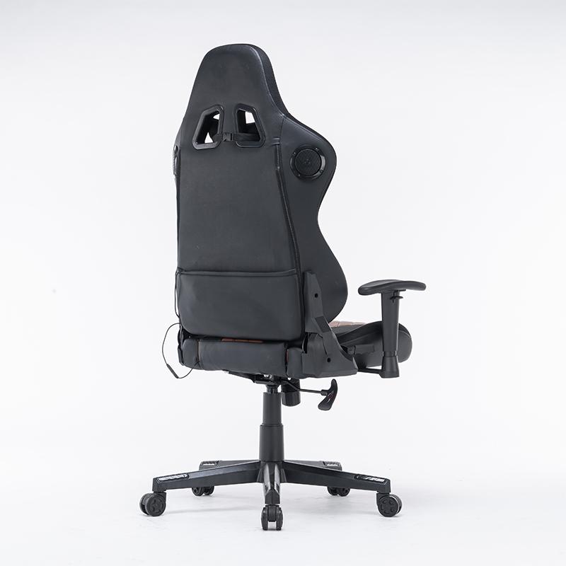 RGB Lights Bluetooth Speaker Gaming Chair - Black/Red