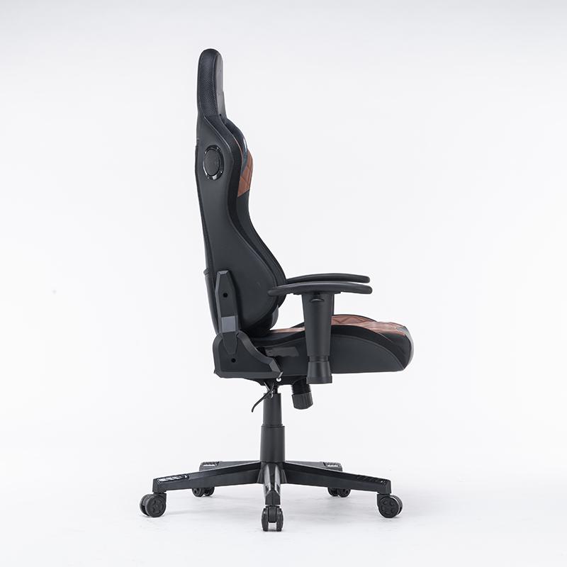RGB Lights Bluetooth Speaker Gaming Chair - Black/Red