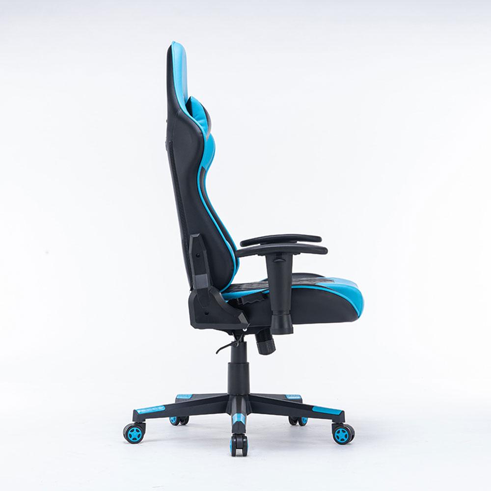 Gaming Chair Ergonomic 165° Reclining with Footrest Green/Black