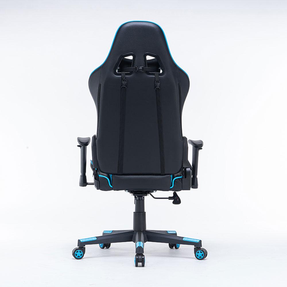 Gaming Chair Ergonomic 165° Reclining with Footrest Green/Black