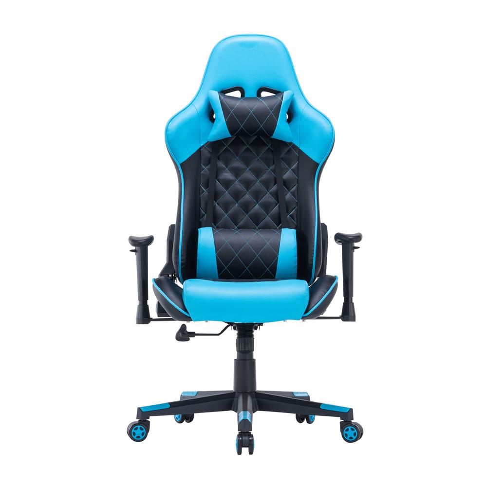 Gaming Chair Ergonomic 165° Reclining with Footrest Green/Black