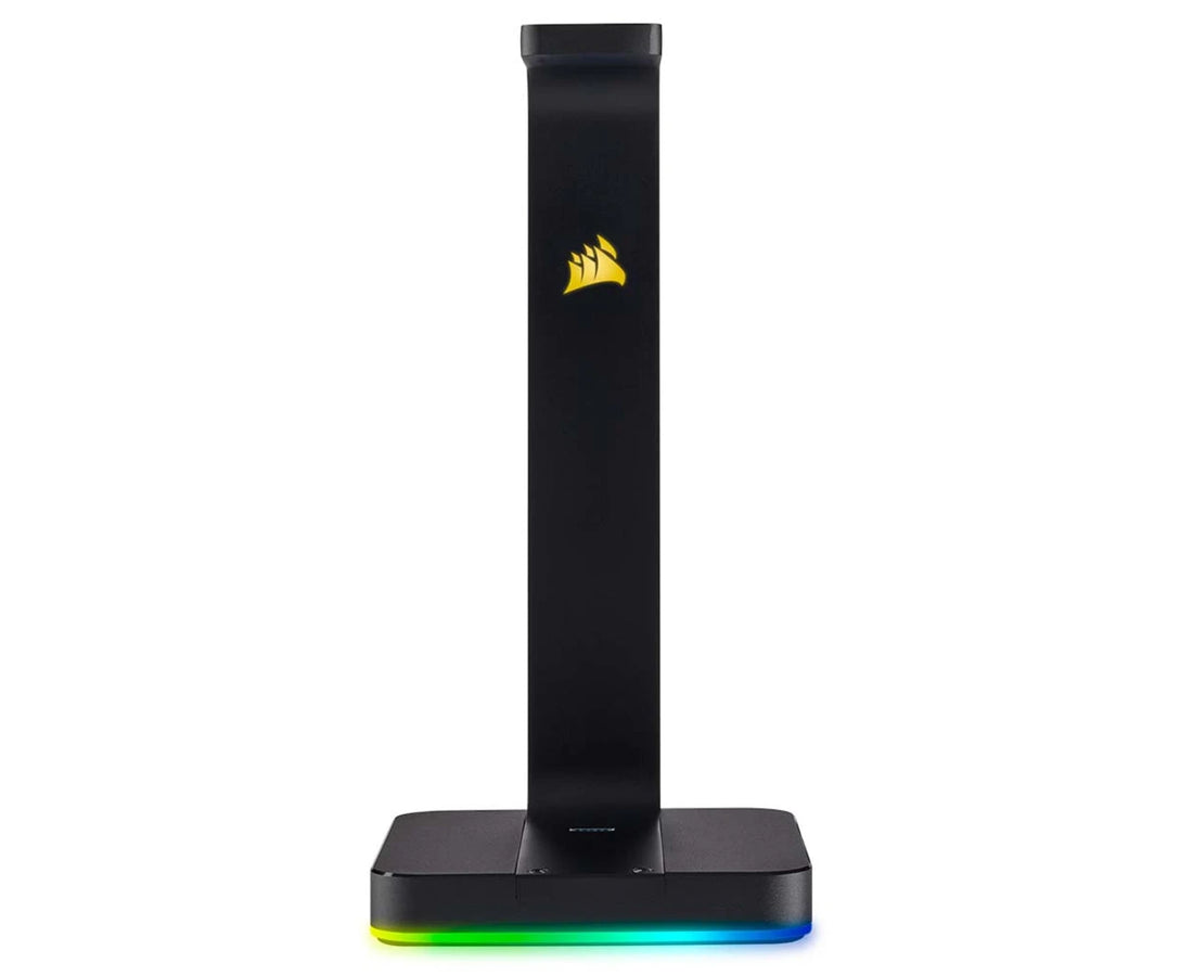 Gaming ST100 RGB - Headset Stand with 7.1 Surround Sound. Built in 3.5Mm Analog Input. Dual USB 3.1 Ports. Headphone (LS)