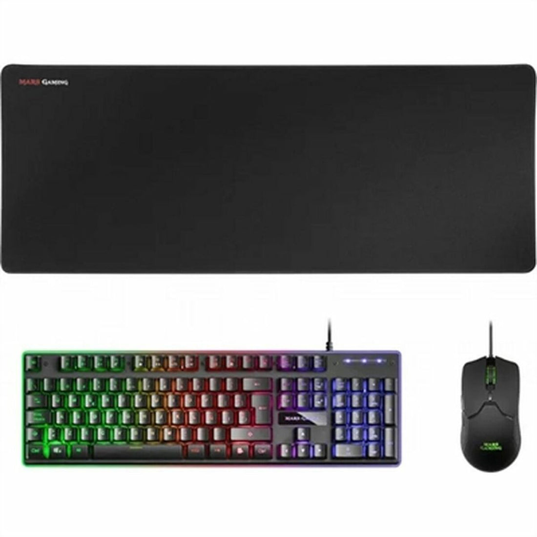 Keyboard with Gaming Mouse Mars Gaming MCPX-0