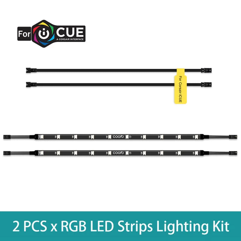 RGB Led Individually Addressable Strip Light WS2812B IP65 for 3Pin 5V Add_Header for Corsair Icue Interface Computer Motherboard