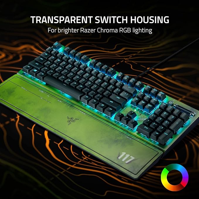 Razer Halo Infinite BlackWidow V3: Mechanical Switches, RGB Lighting, Green