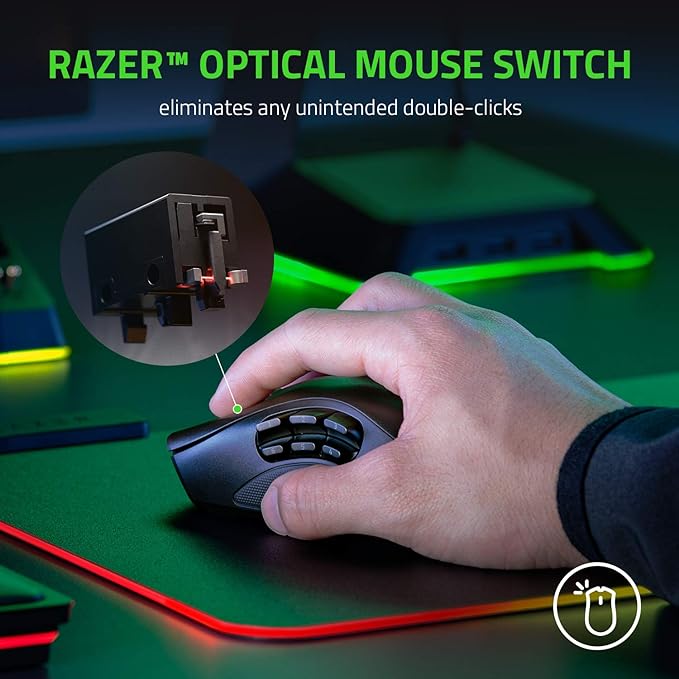 Razer Naga Pro - Modular Wireless Gaming Mouse