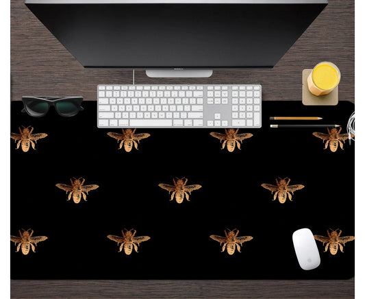 3D Golden Bee 120175 Uta Naumann Non-Slip Office Desk Mouse Mat Mouse Pads Large Keyboard Pad Mat Game
