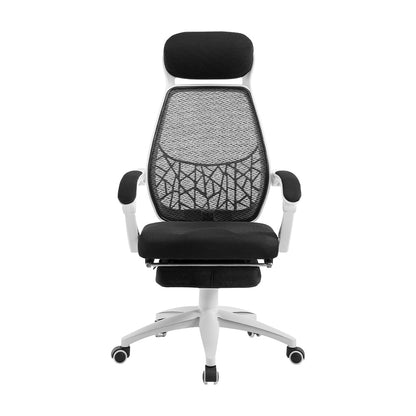 Artiss Gaming Office Chair Computer Desk Chair Home Work Study White-2