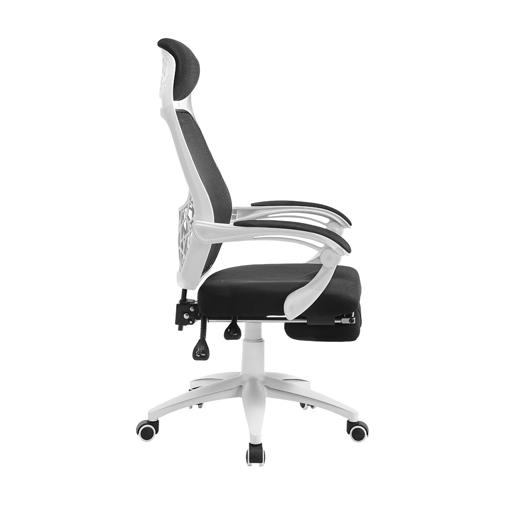 Artiss Gaming Office Chair Computer Desk Chair Home Work Study White-3