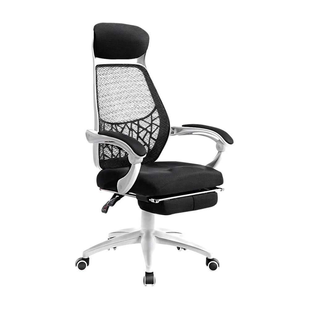 Artiss Gaming Office Chair Computer Desk Chair Home Work Study White-0