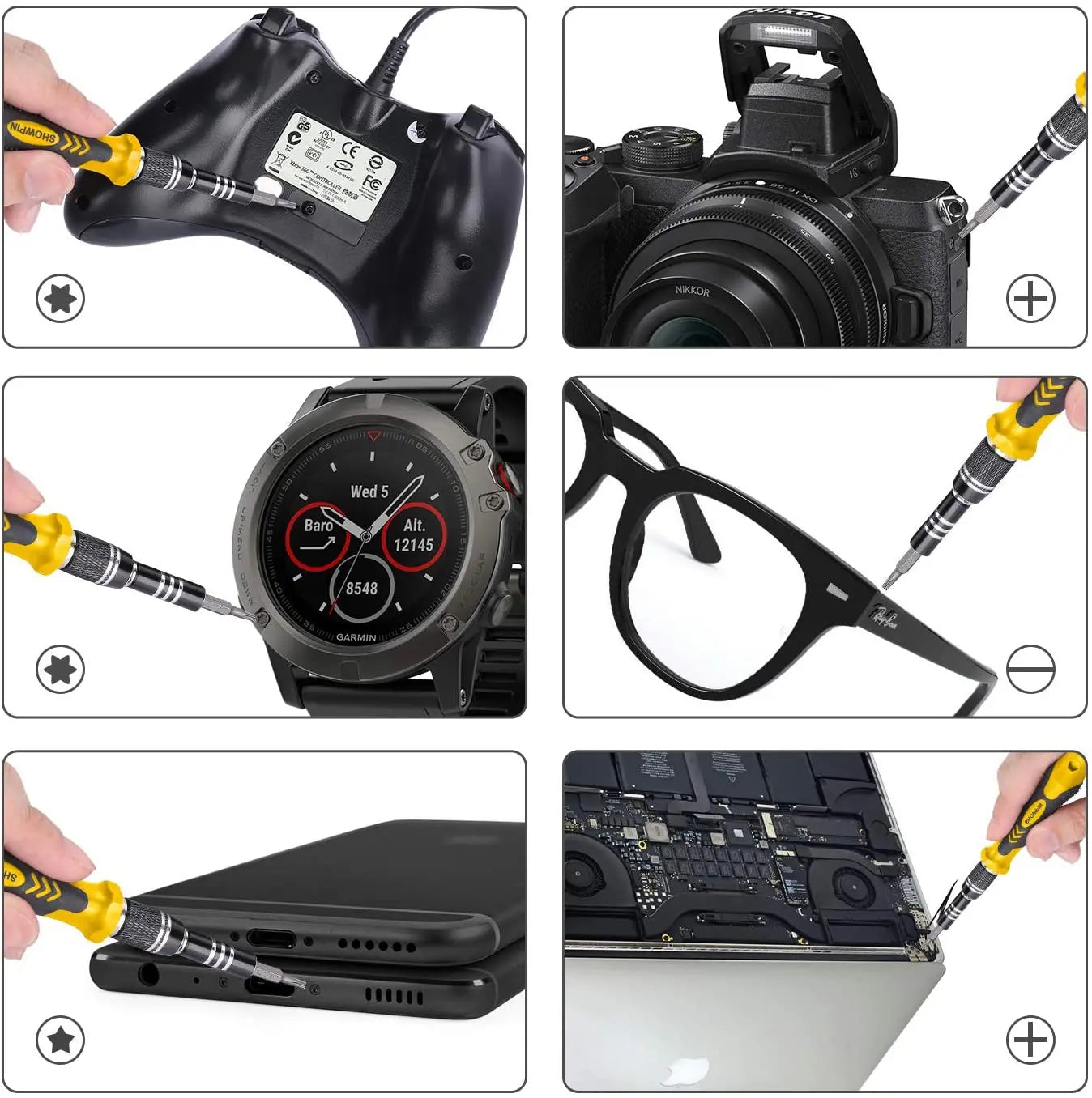 122-in-1 Magnetic Computer Repair Kit – Precision Screwdriver Set