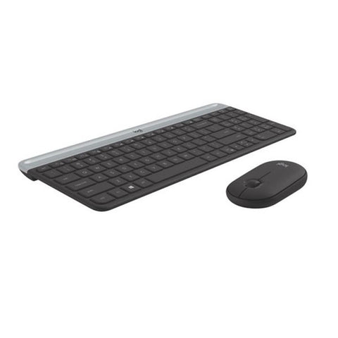 Logitech Mk470 Slim Wireless Keyboard Mouse Combo Nano Receiver