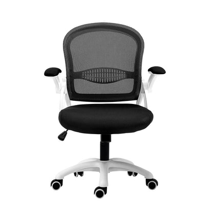 Artiss Gaming Chair Mesh Computer Desk Chairs Work Study Gaming Mid Back Black