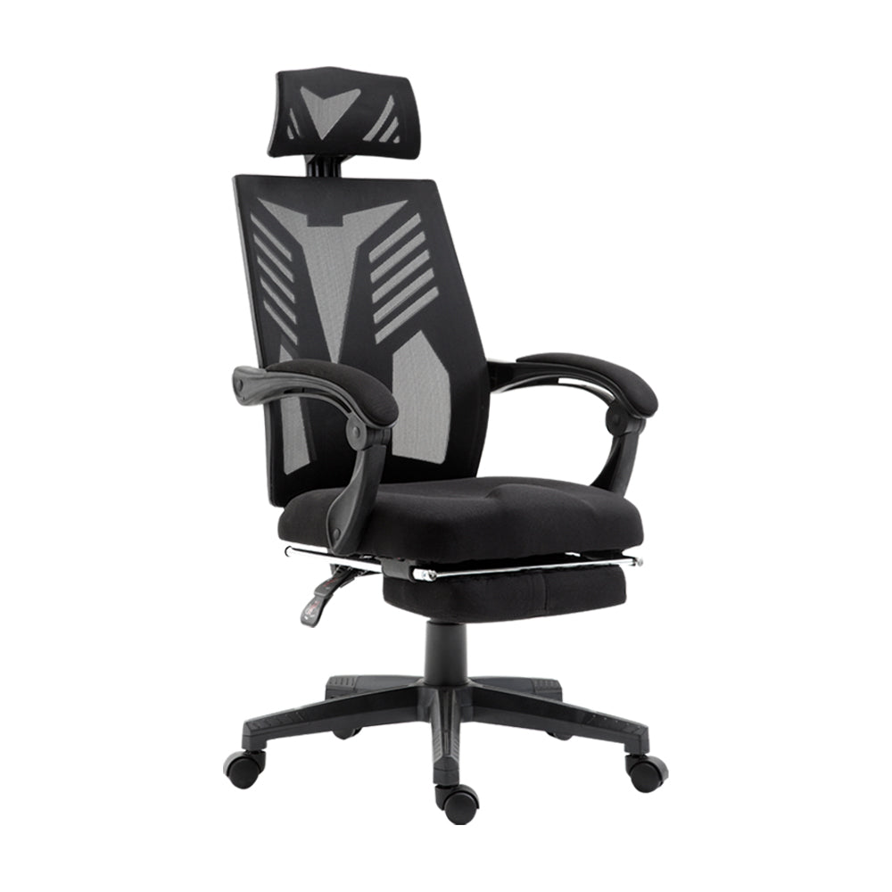 Artiss Gaming Gaming Chair Computer Desk Chair Home Work Recliner Black