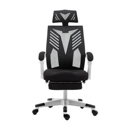 Artiss Gaming Gaming Chair Computer Desk Chair Home Work Recliner White