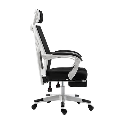 Artiss Gaming Gaming Chair Computer Desk Chair Home Work Recliner White