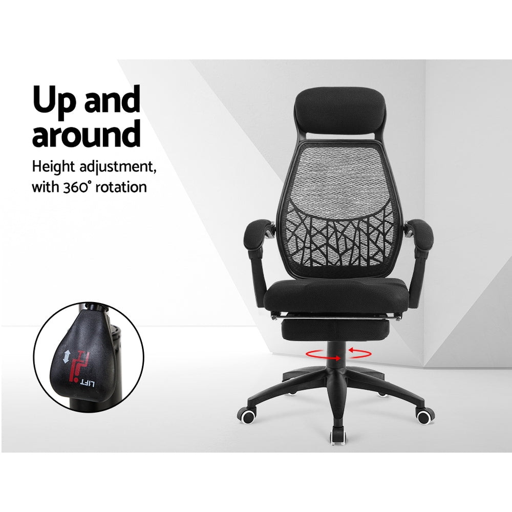 Artiss Gaming Gaming Chair Computer Desk Chair Home Work Study Black