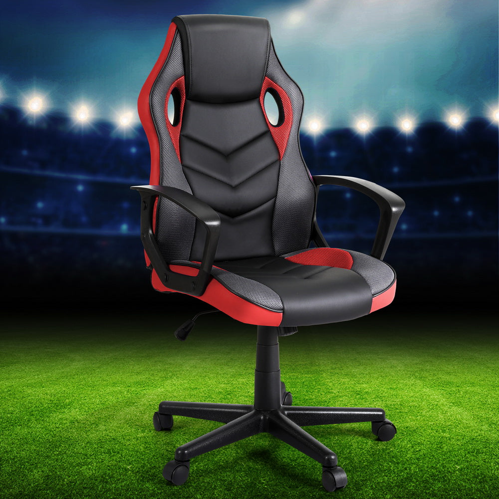 Artiss Gaming Office Chair Computer Chairs Red-6