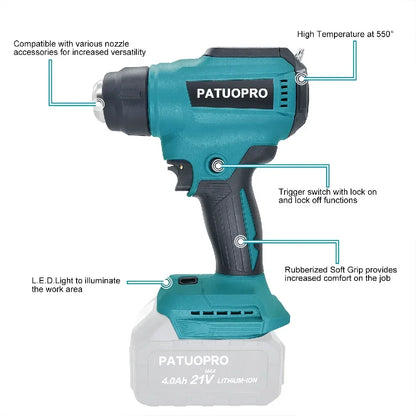 Heat Gun with LED Display – 30-550℃